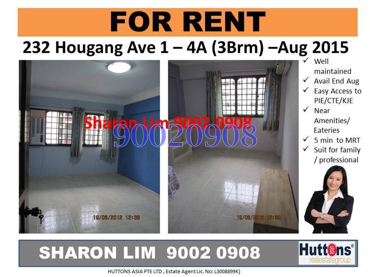 Blk 232 Hougang Avenue 1 (Hougang), HDB 4 Rooms #81855882